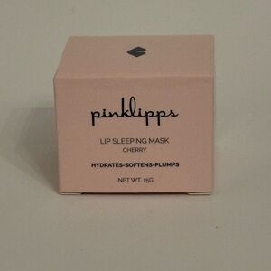 Pinklipps Lip Sleeping Mask Cherry Hyaluronic Pink Red New In Box Full Size OS